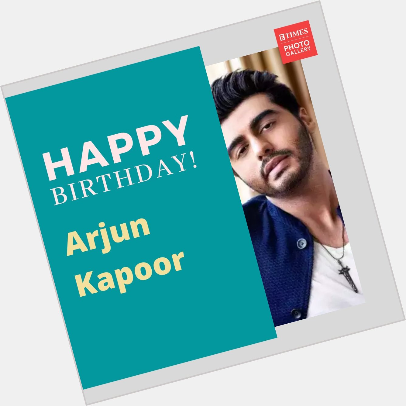 Here\s wishing the \Most Wanted Munda\ of Bollywood aka Arjun Kapoor a very Happy Birthday! 