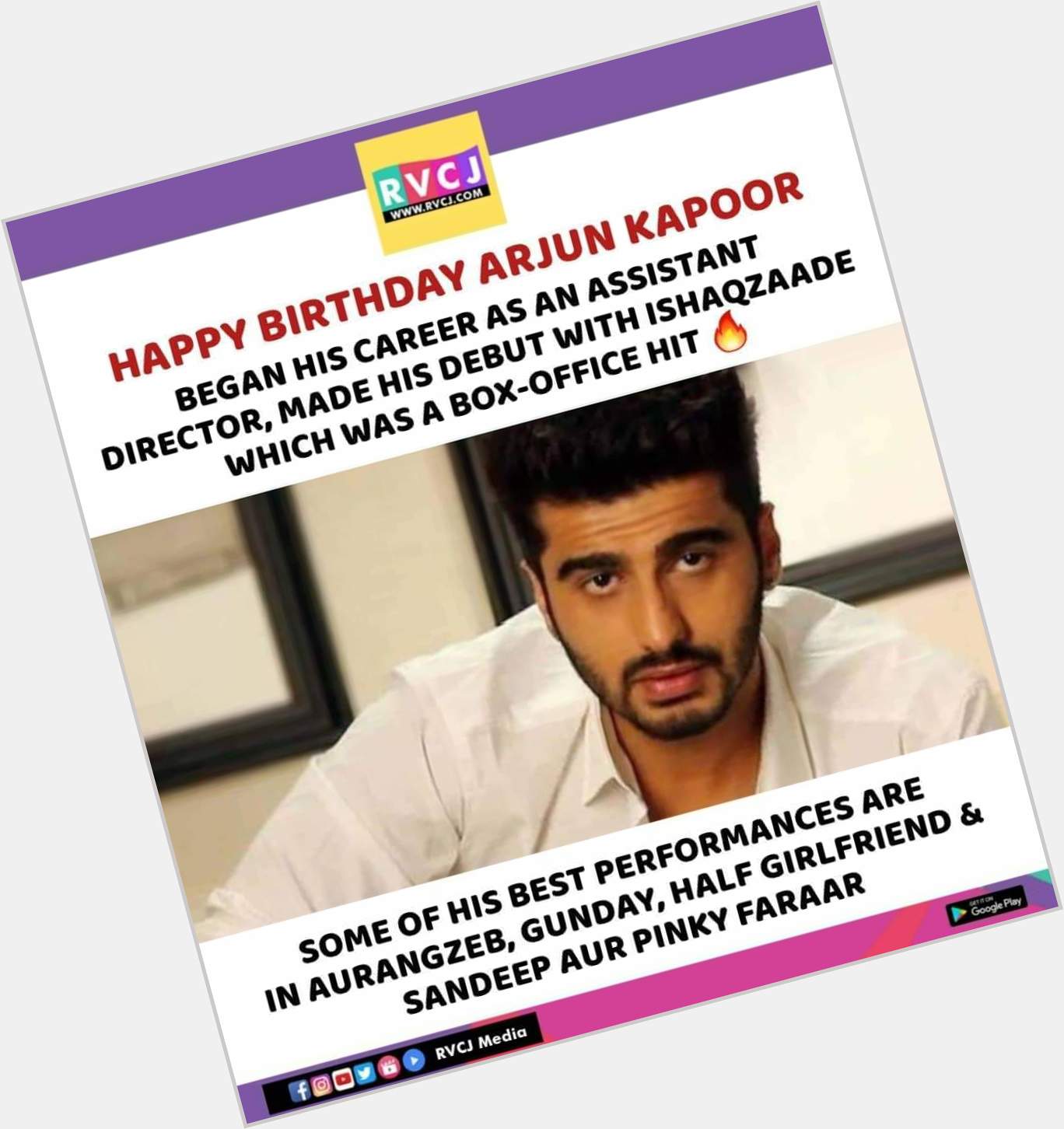 Happy Birthday Arjun Kapoor!    