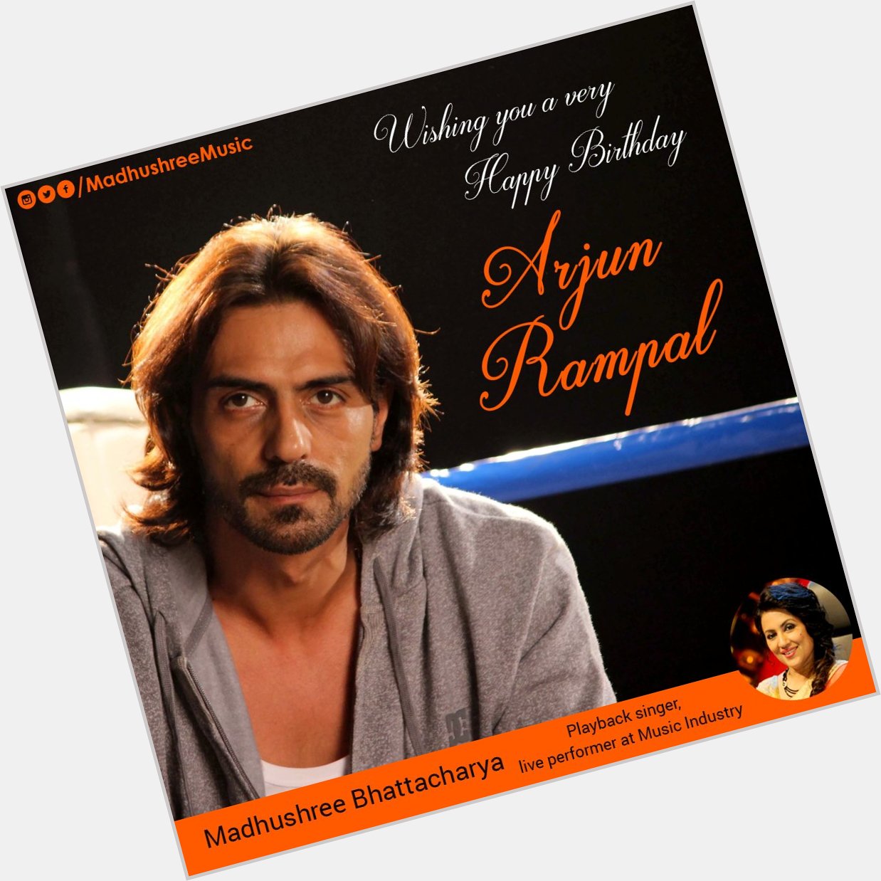 Wishing you a very Happy Birthday handsome and talented !
Happy Birthday Arjun Rampal 