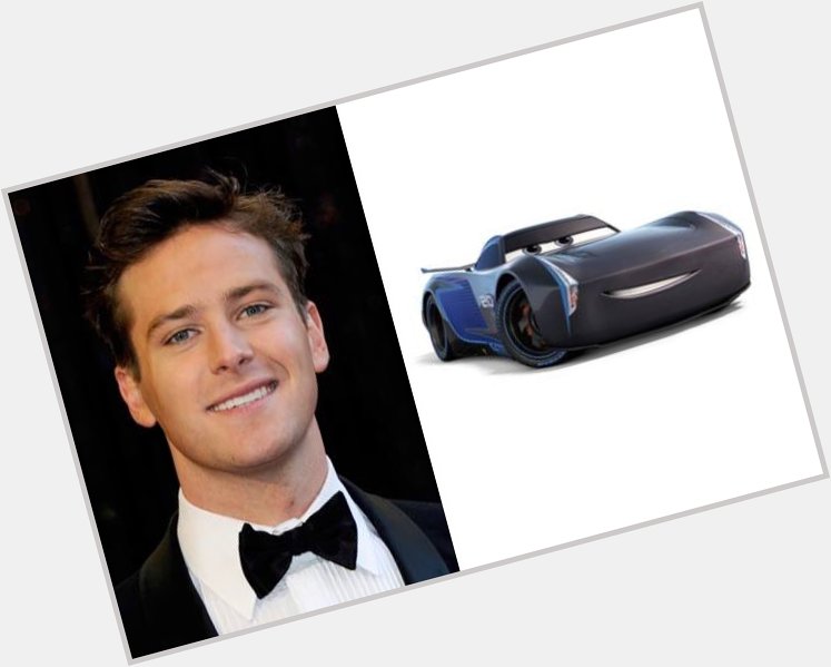 Happy 31st Birthday to Armie Hammer! The voice of Jackson Storm in Cars 3.   