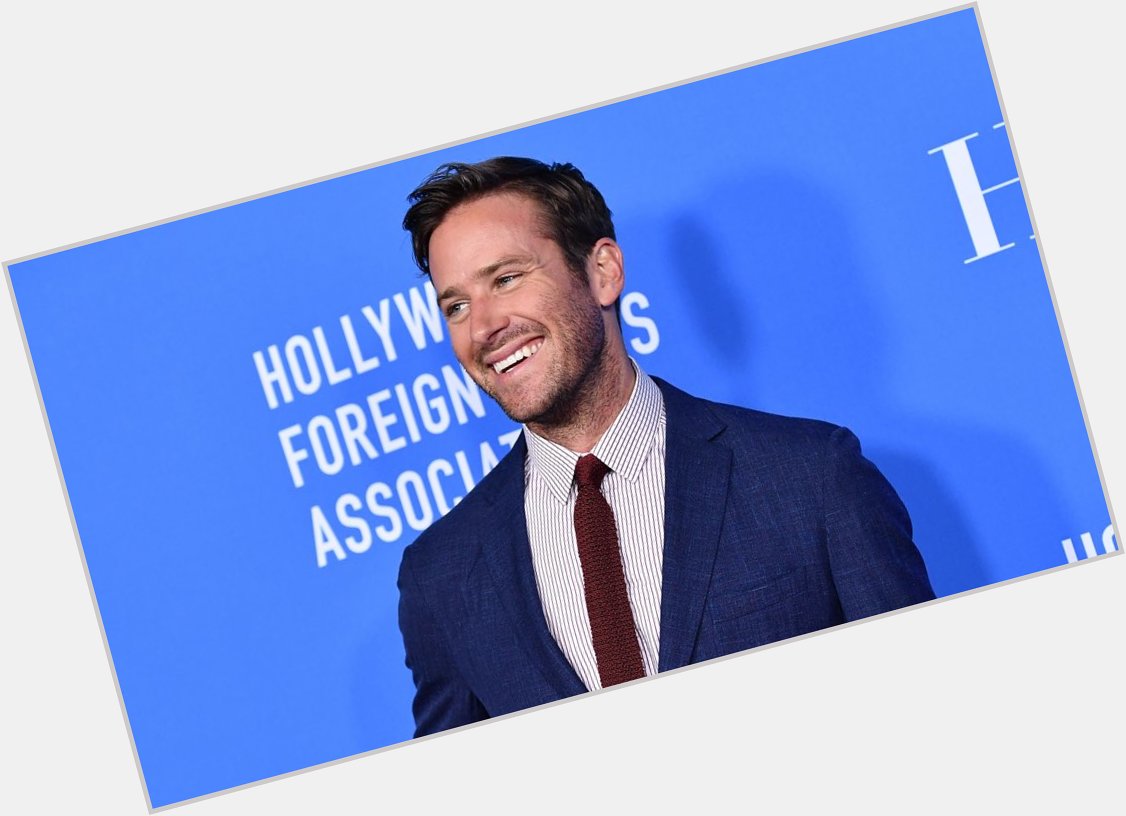 Blue is color, but most importantly today is his birthday!

Happy birthday to the one and only Armie Hammer!   