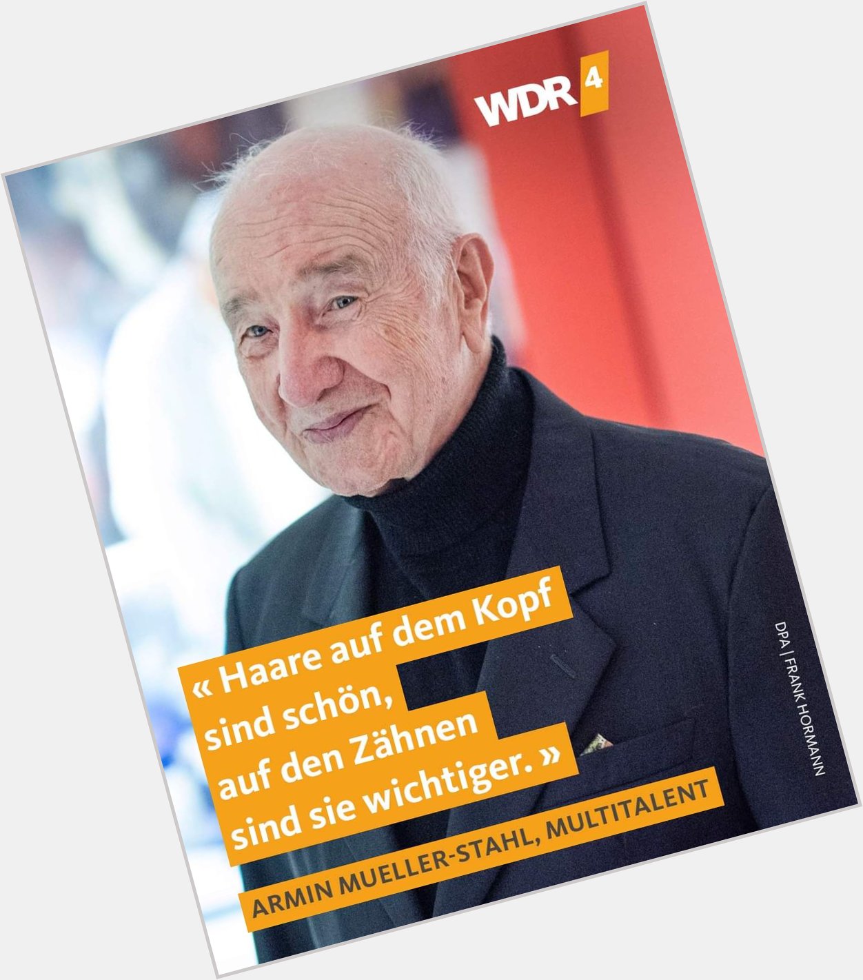 Happy Birthday to the 92nd Armin Müller-Stahl.  