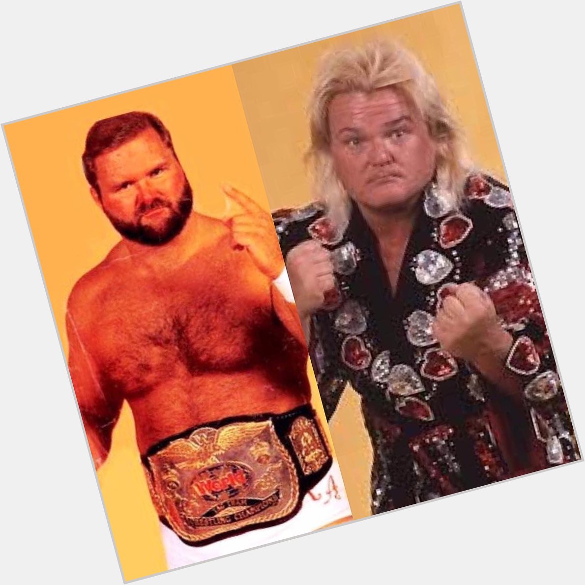 Happy birthday to two of my all time favorites Arn Anderson and Greg Valentine! 