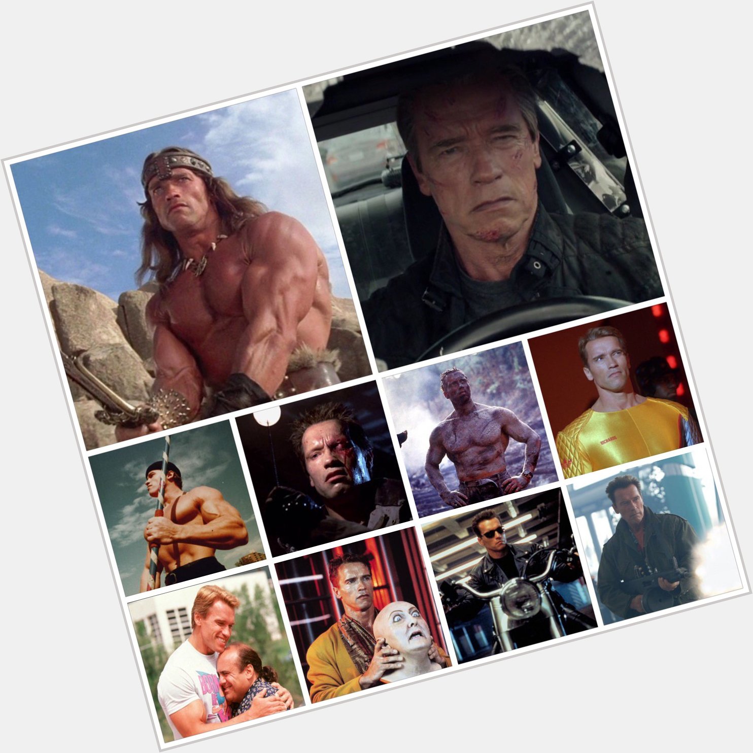  Happy 70th birthday to Arnold Schwarzenegger! Which of his performances is your favourite? 