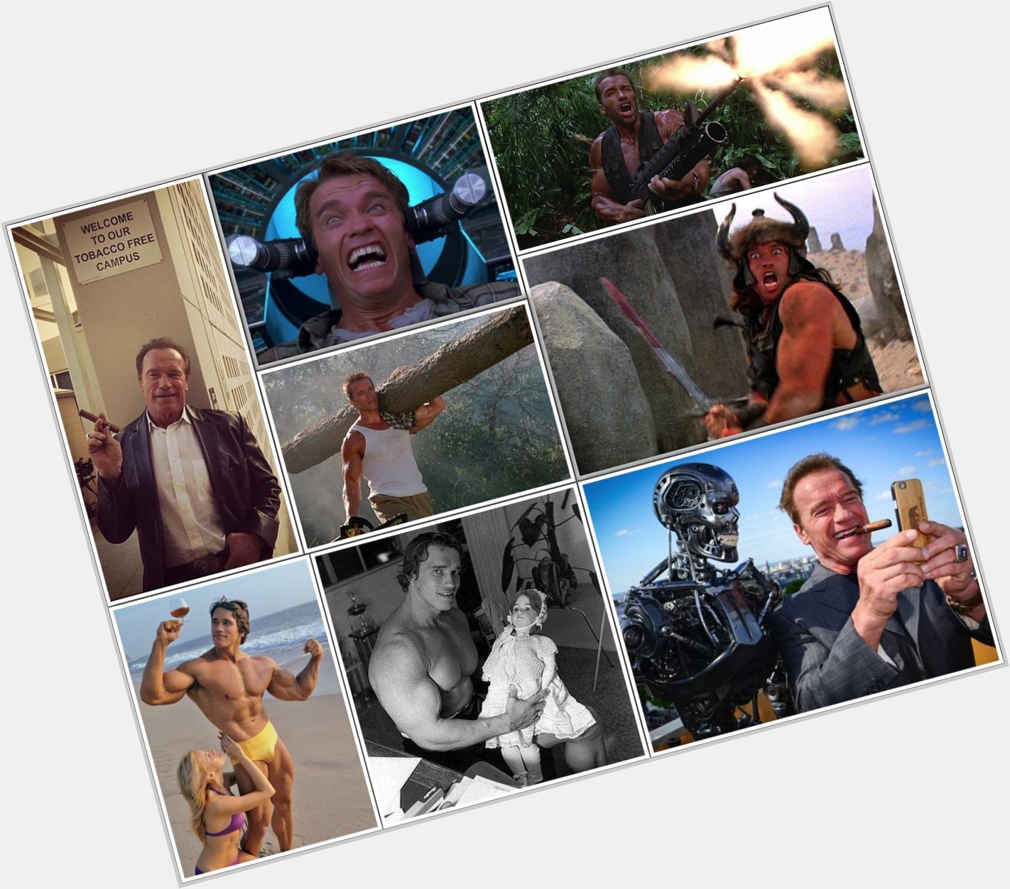 Wishing Arnold a hugely Happy 70th Birthday!
\"If my life was a movie, no one would believe it.\" 