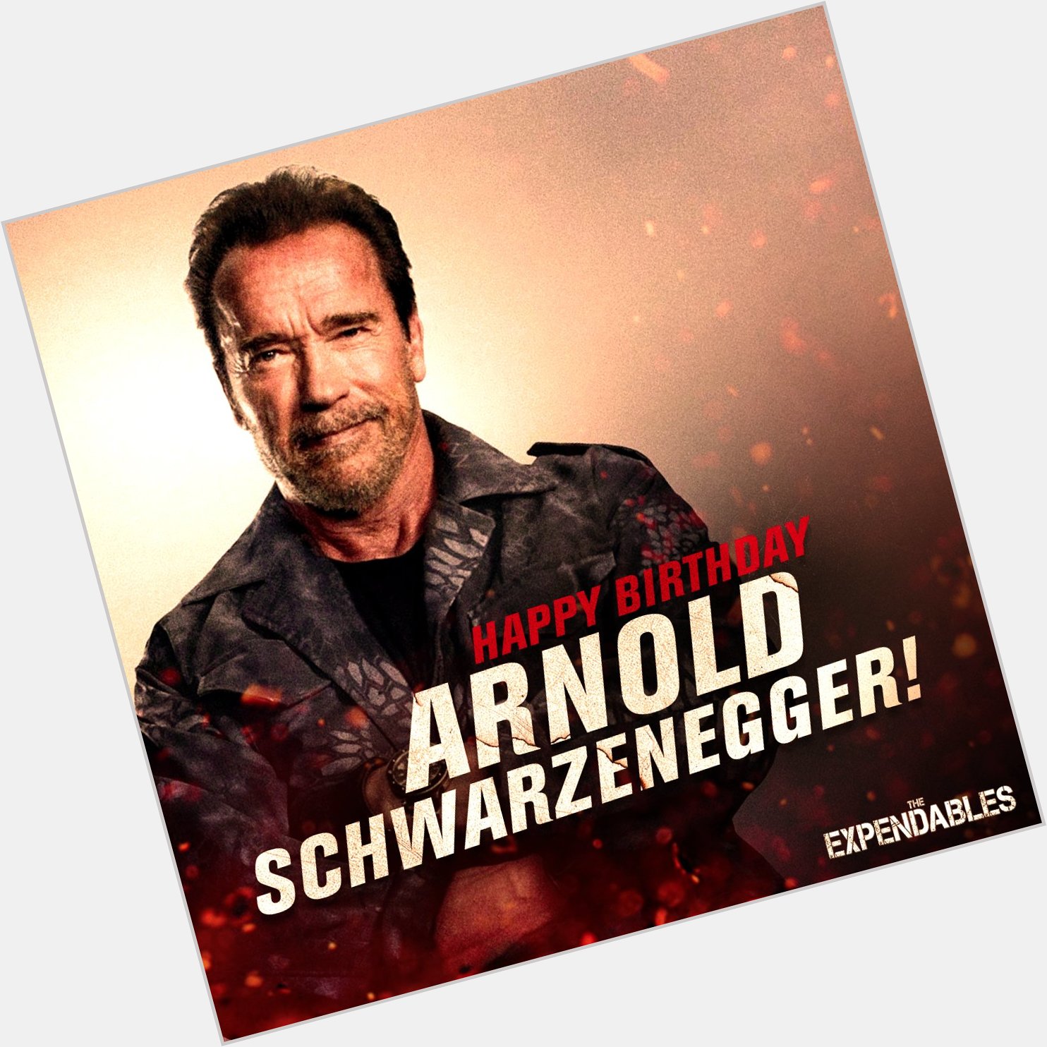 Happy birthday Arnold Schwarzenegger! 