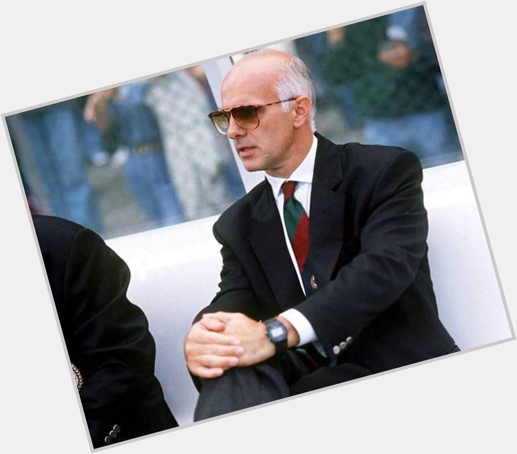 Happy Birthday to the best coach in history (arrigo sacchi)  