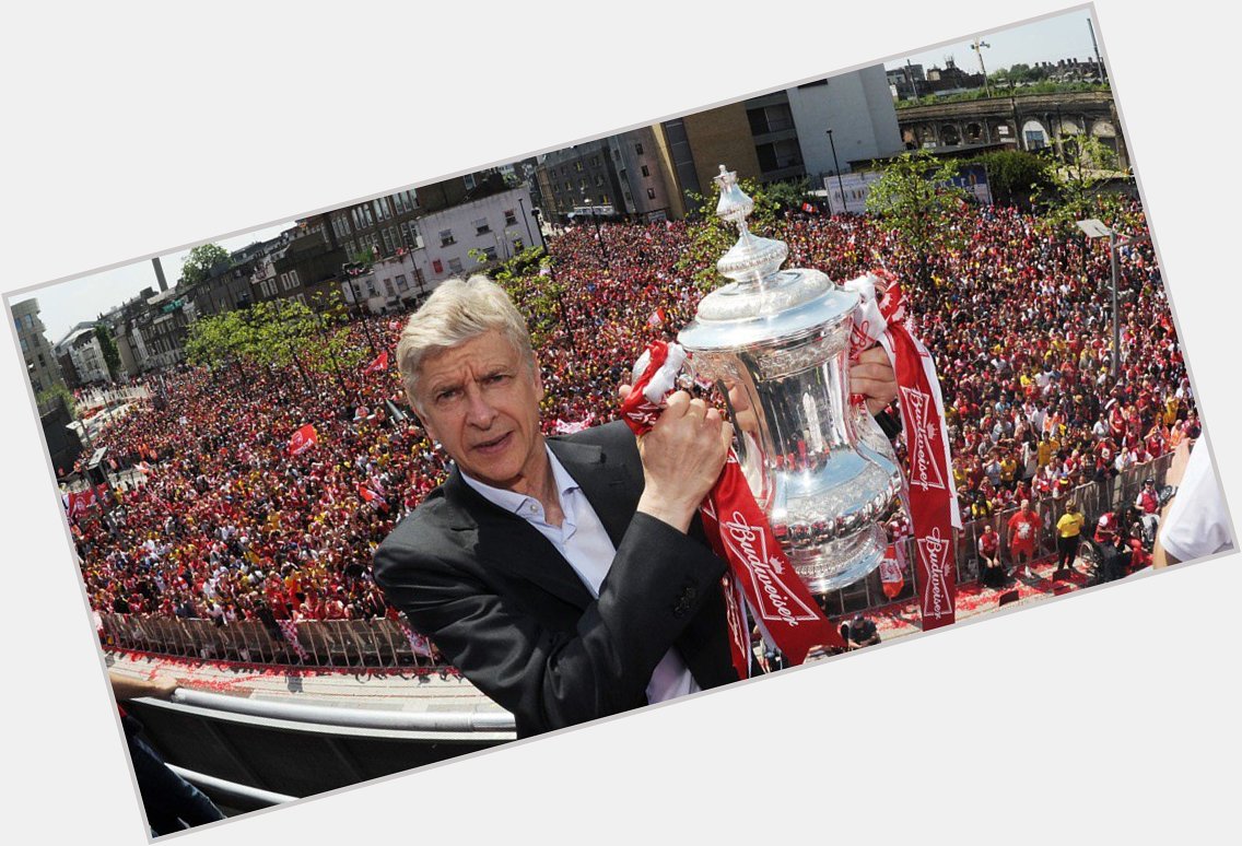 Happy birthday to Arsene Wenger! The manager is 66 today  
