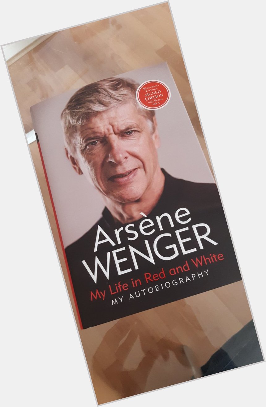 Happy Birthday Arsene Wenger. One of the most beautiful souls I\ve ever known. 