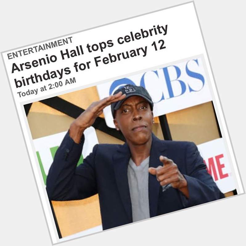 Happy birthday to Cleveland\s own Arsenio Hall!      