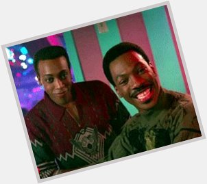 Happy birthday sorry all I have is this gif of you and Arsenio Hall 