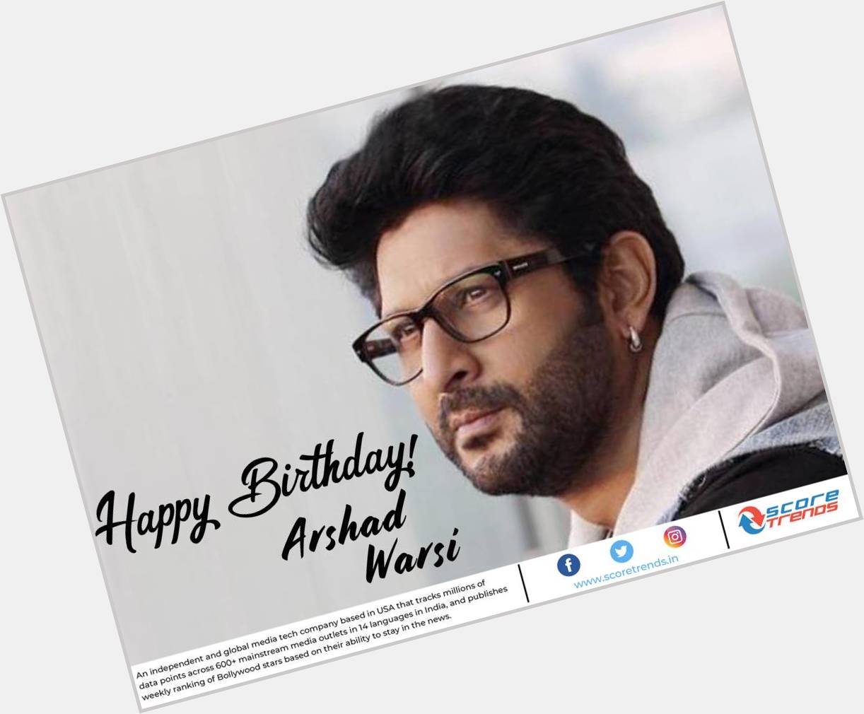 Score Trends wishes Arshad Warsi a Happy Birthday!! 