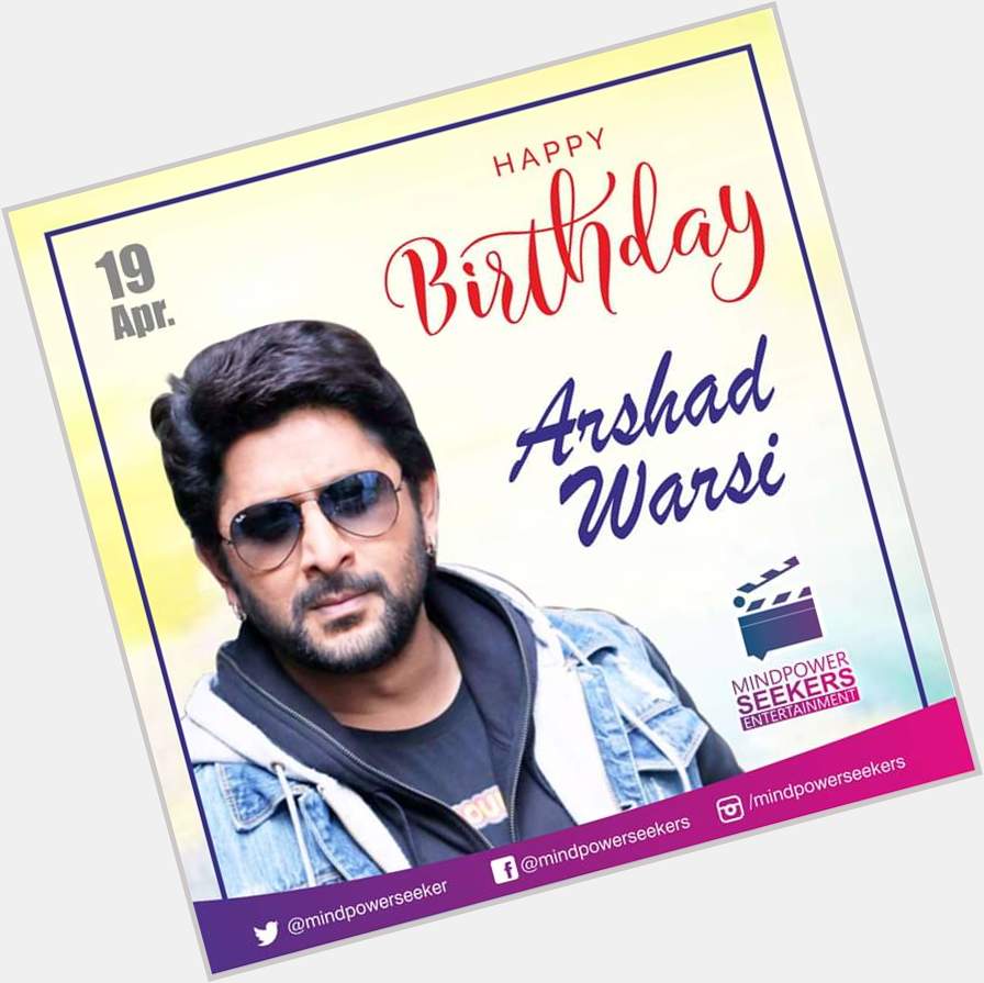 Wishing the very talented actor Arshad Warsi a very Happy Birthday!  