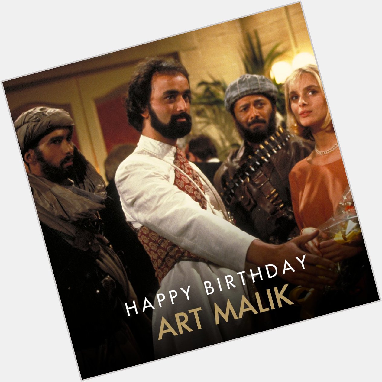 Happy Birthday to actor Art Malik who played Kamran Shah in THE LIVING DAYLIGHTS. 