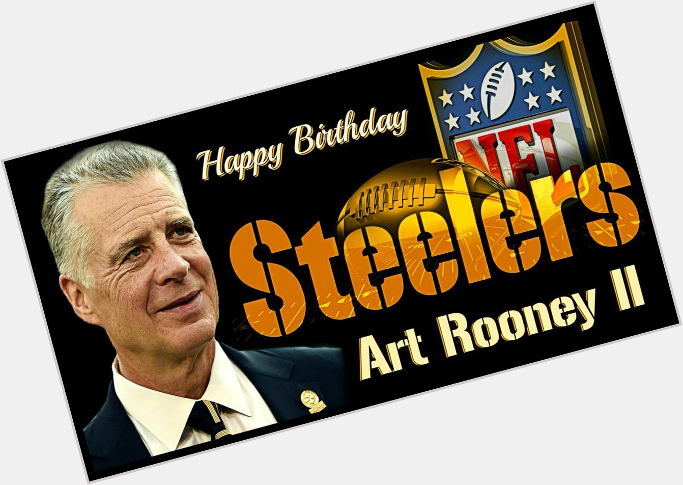 Wishing Steelers President Art Rooney II a very Happy BDay!  We hope this is your Greatest year yet! 