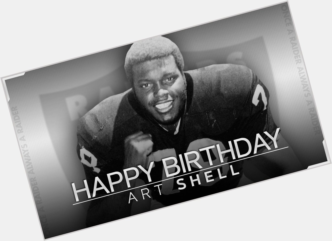 Happy birthday to Hall of Famer Art Shell 