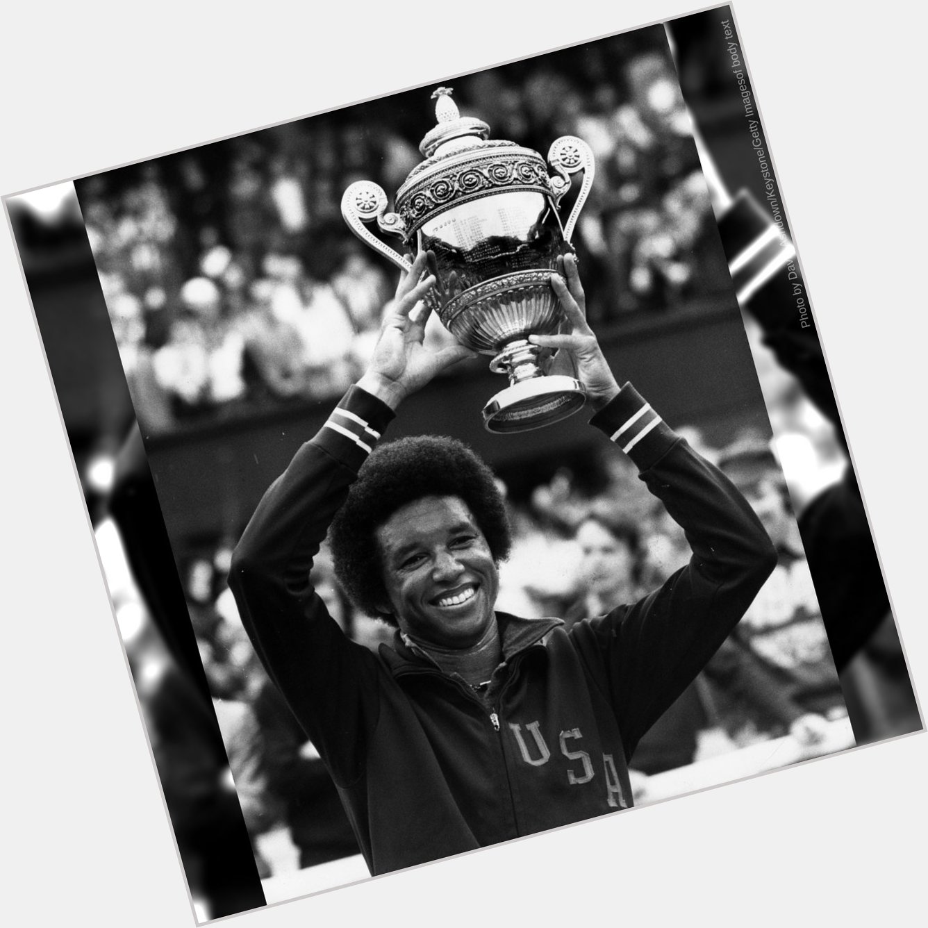 Happy Birthday to the late Arthur Ashe, the first African American man to win the men\s singles title at Wimbledon! 