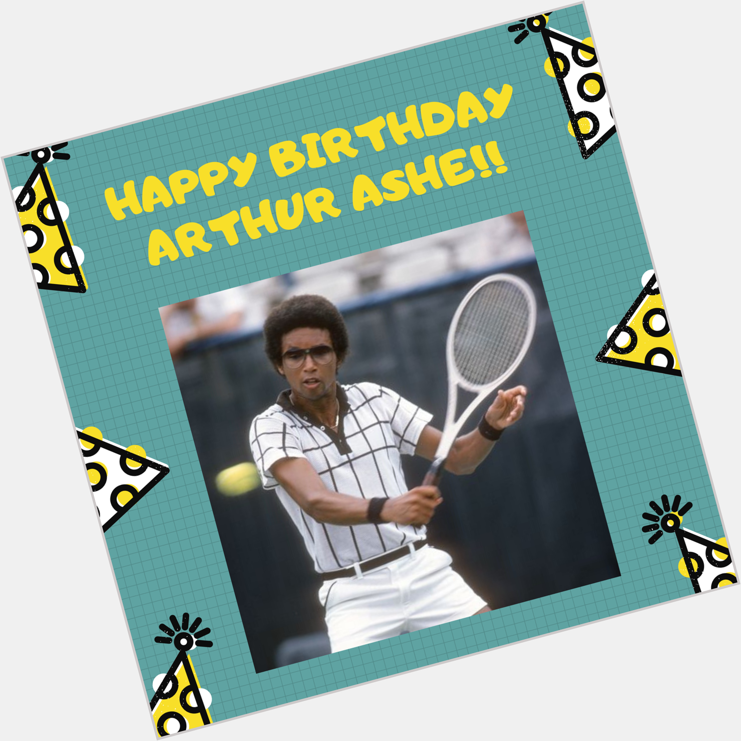 Happy Birthday Arthur Ashe! This legend and Richmond native would have been 77 today! 