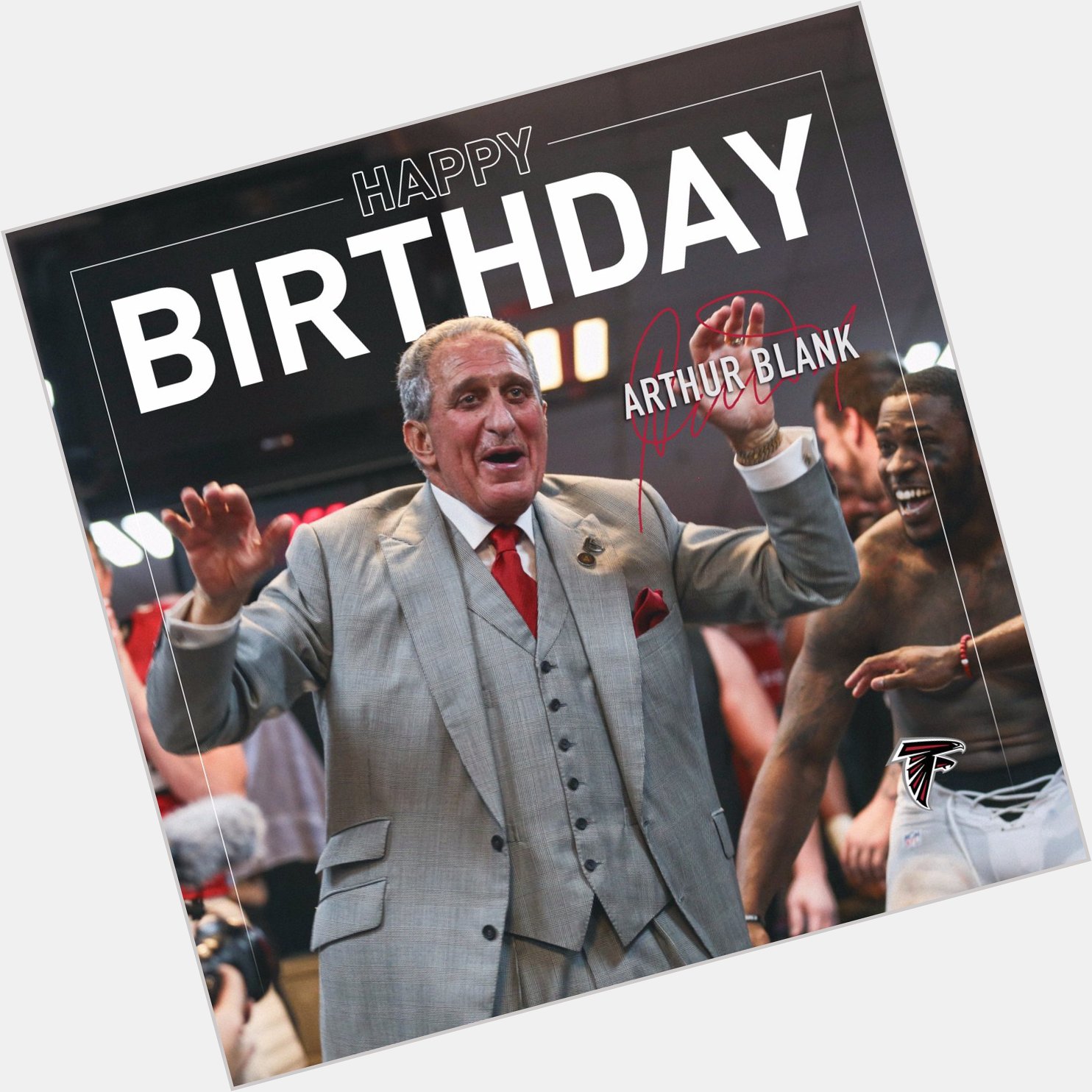Happy birthday to our owner Arthur Blank!

Thank you for everything you do for our organization! 