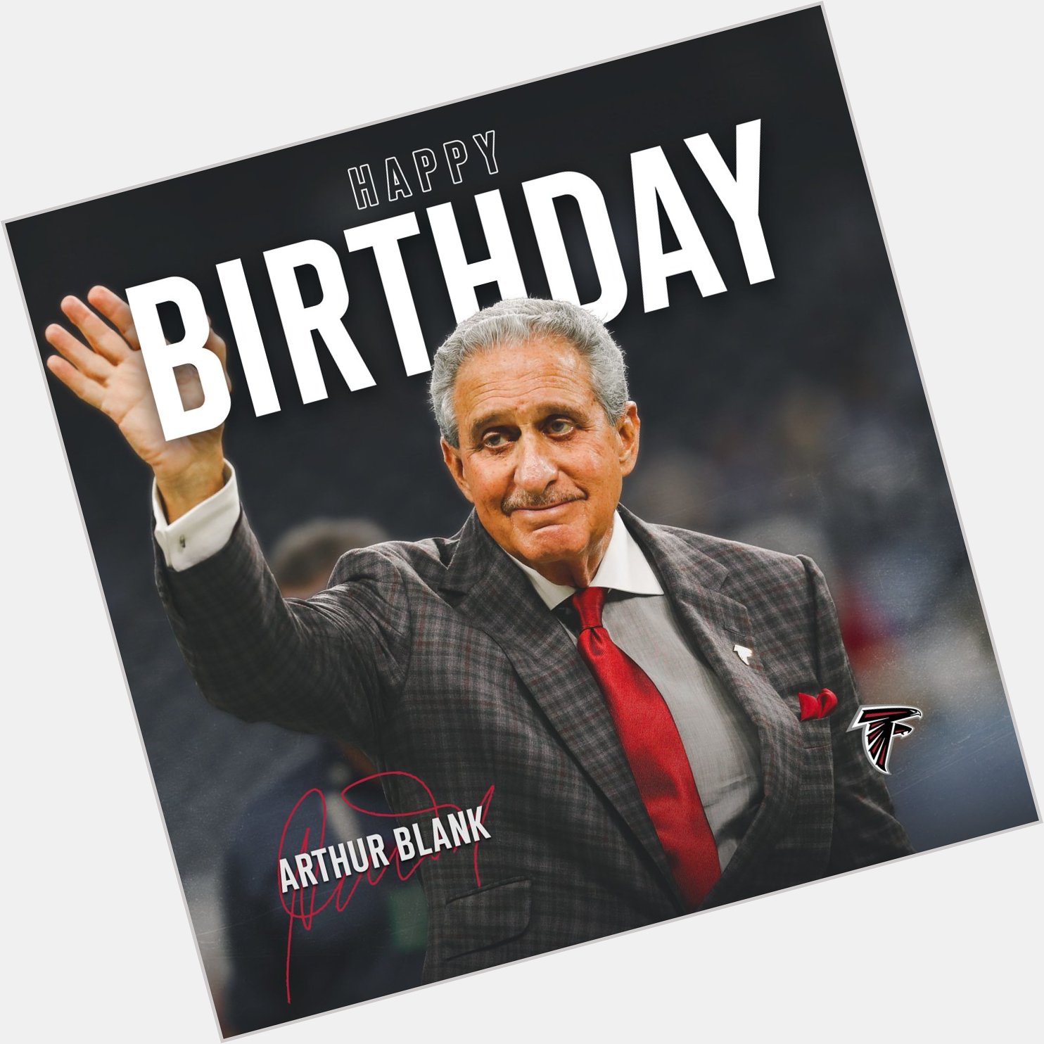 AtlantaFalcons: Happy birthday to the best owner around, Arthur Blank!

to show him some birthday love! 