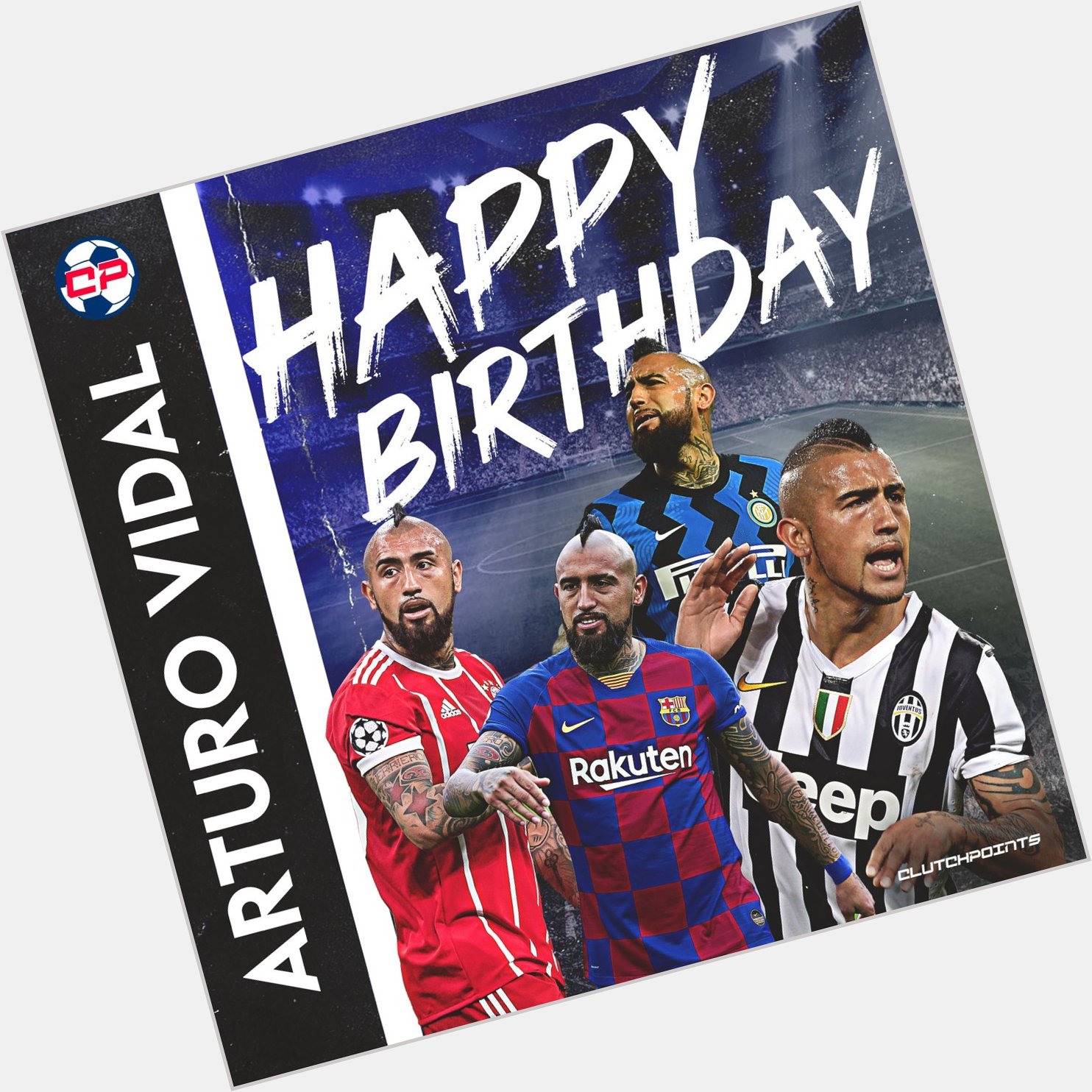 Join us in greeting Arturo Vidal a happy 34th birthday 