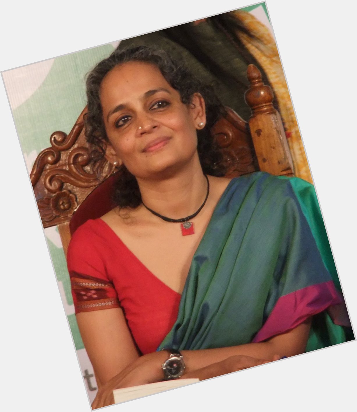  If you\re happy in a dream, does that count? Happy birthday Arundhati Roy Ma\am 