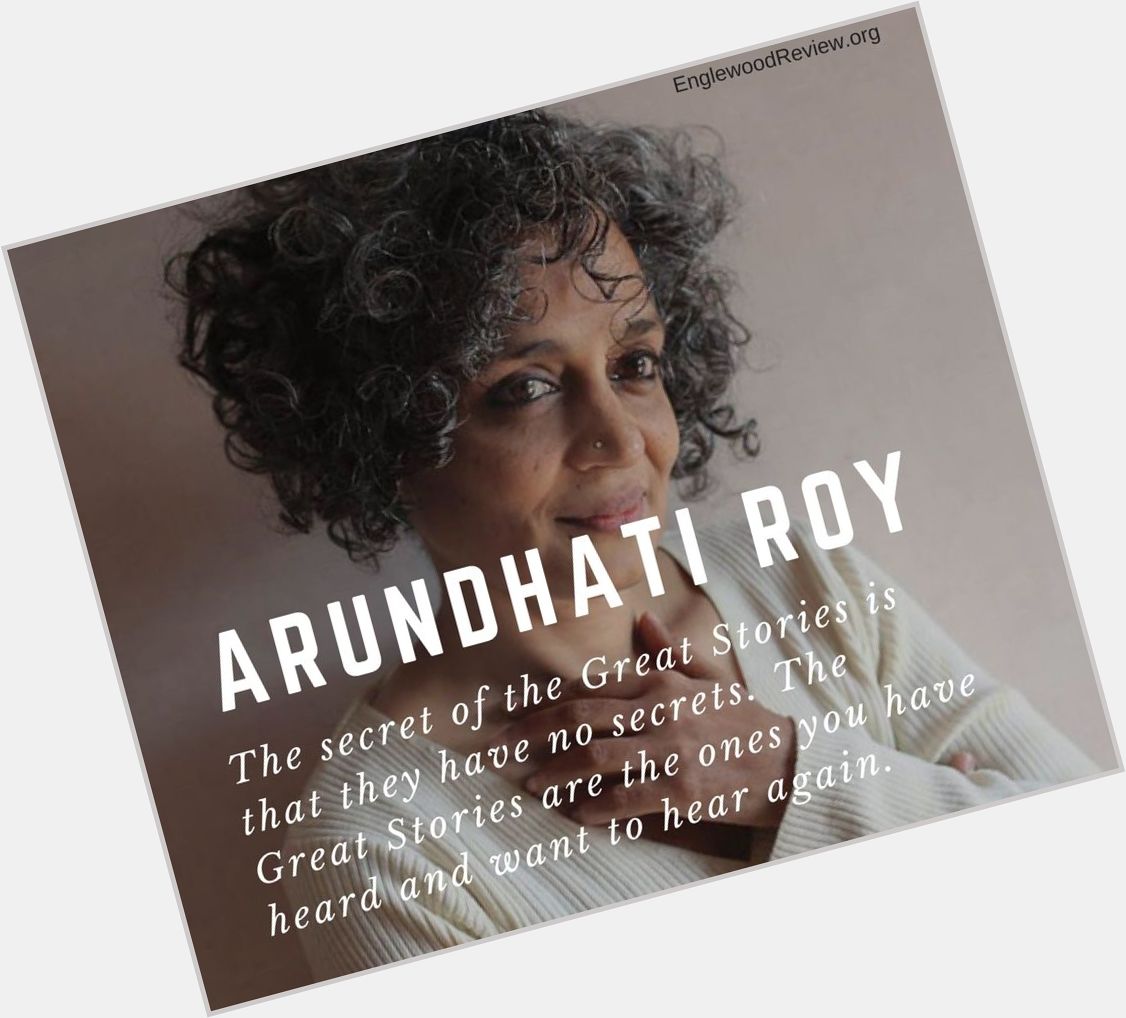 Happy birthday Arundhati Roy!! 