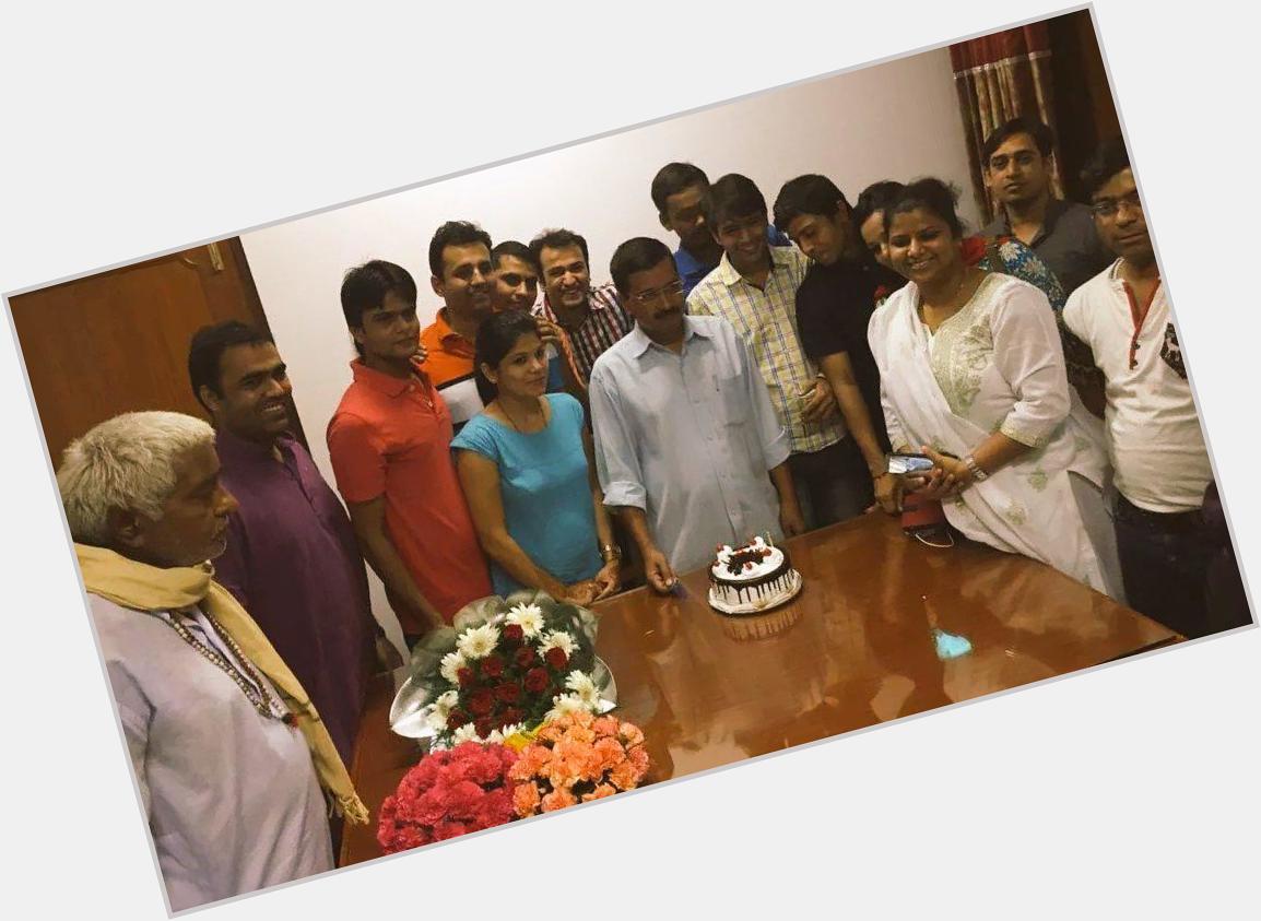                                     Happy Birthday Arvind Kejriwal 