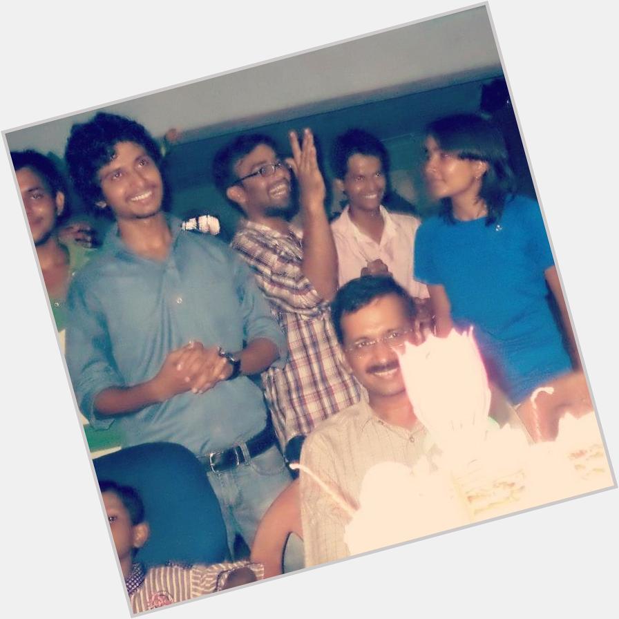                  ,                 Happy Birthday Arvind Kejriwal 