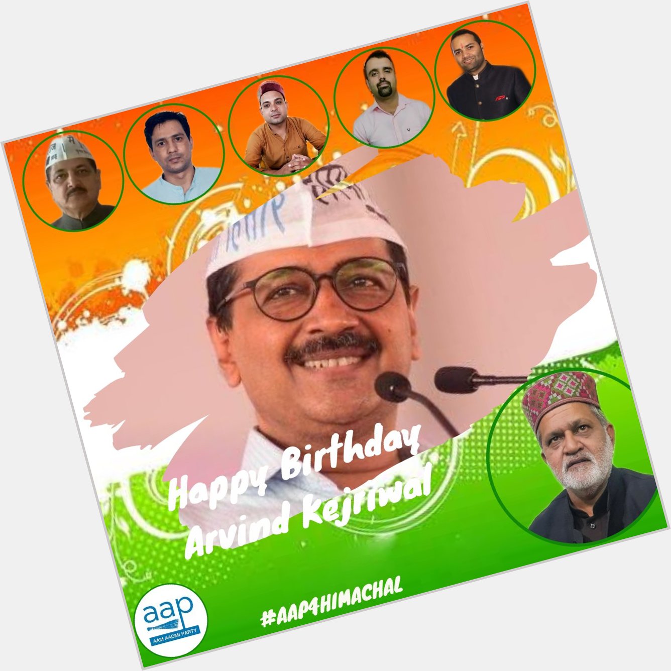 Happy Birthday Arvind Kejriwal ji.    