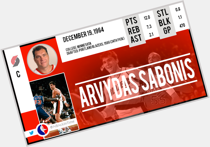 Happy Birthday Arvydas Sabonis !    