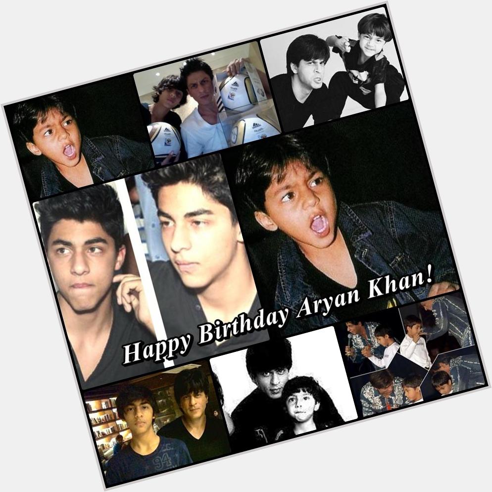 Happy Birthday Aryan Khan, God bless you! 