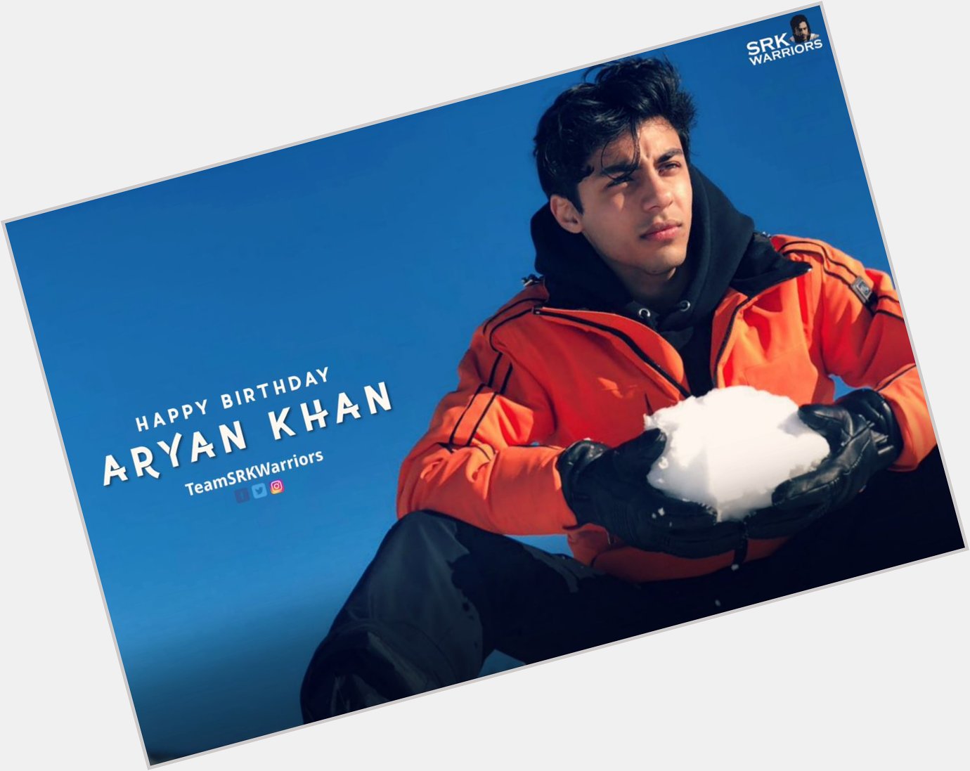 Here\s wishing a very happy birthday to the charming Aryan Khan!  