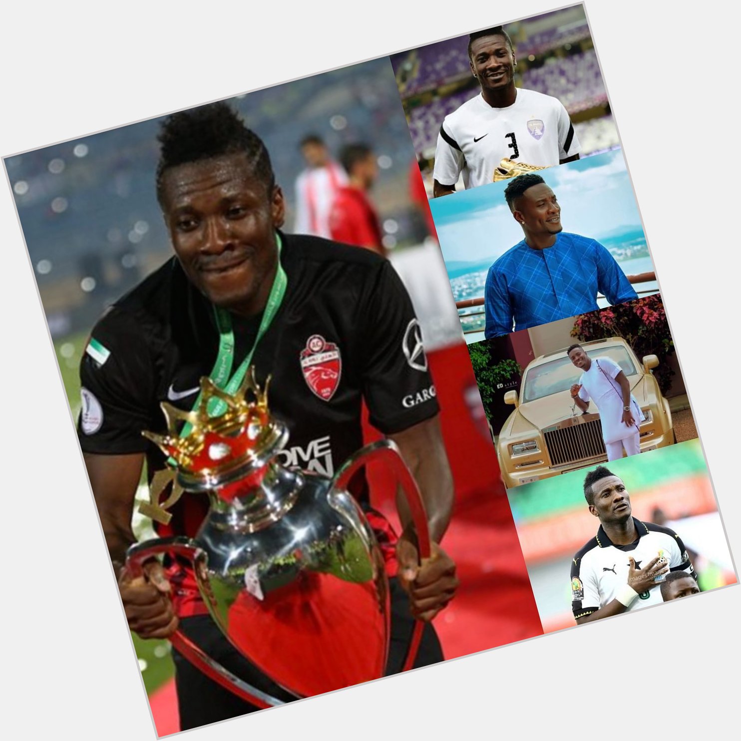 Happy birthday Ghana  best player of the century...
Asamoah Gyan
Ghana  Blackstar 