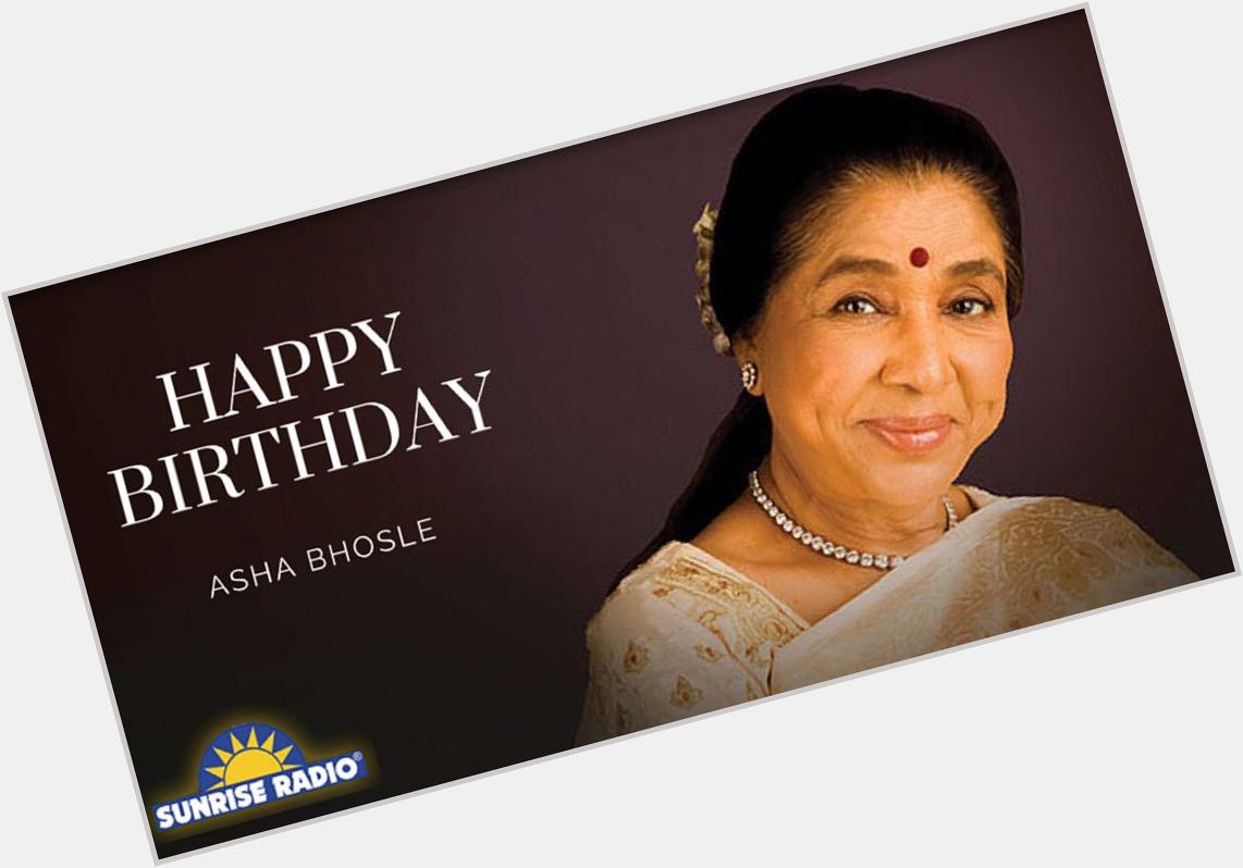 Wishing a very Happy Birthday to the Queen of Melody Asha Bhosle - 82 today!   