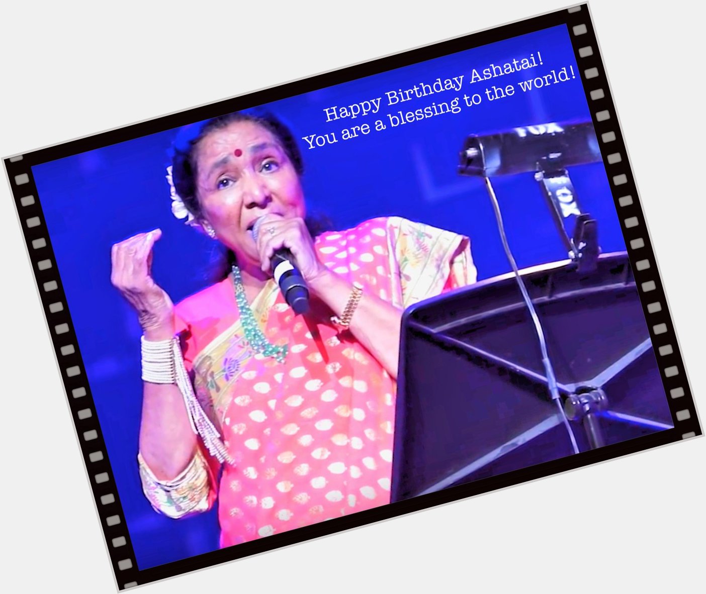 Let\s wish the world\s most recorded singer (12K songs & counting) Asha Bhosle a very Happy Birthday! 