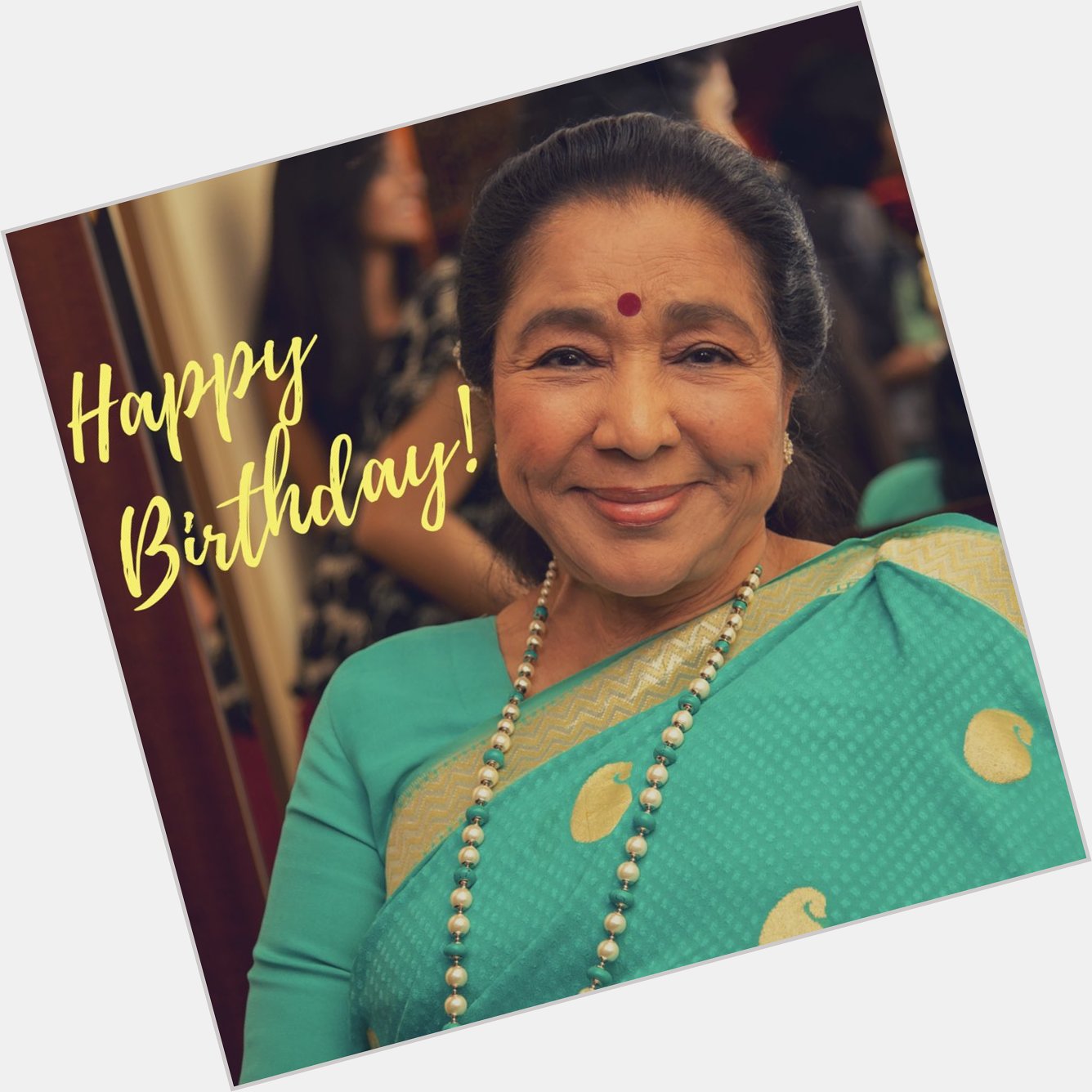 Happy Birthday Asha Bhosle ji 