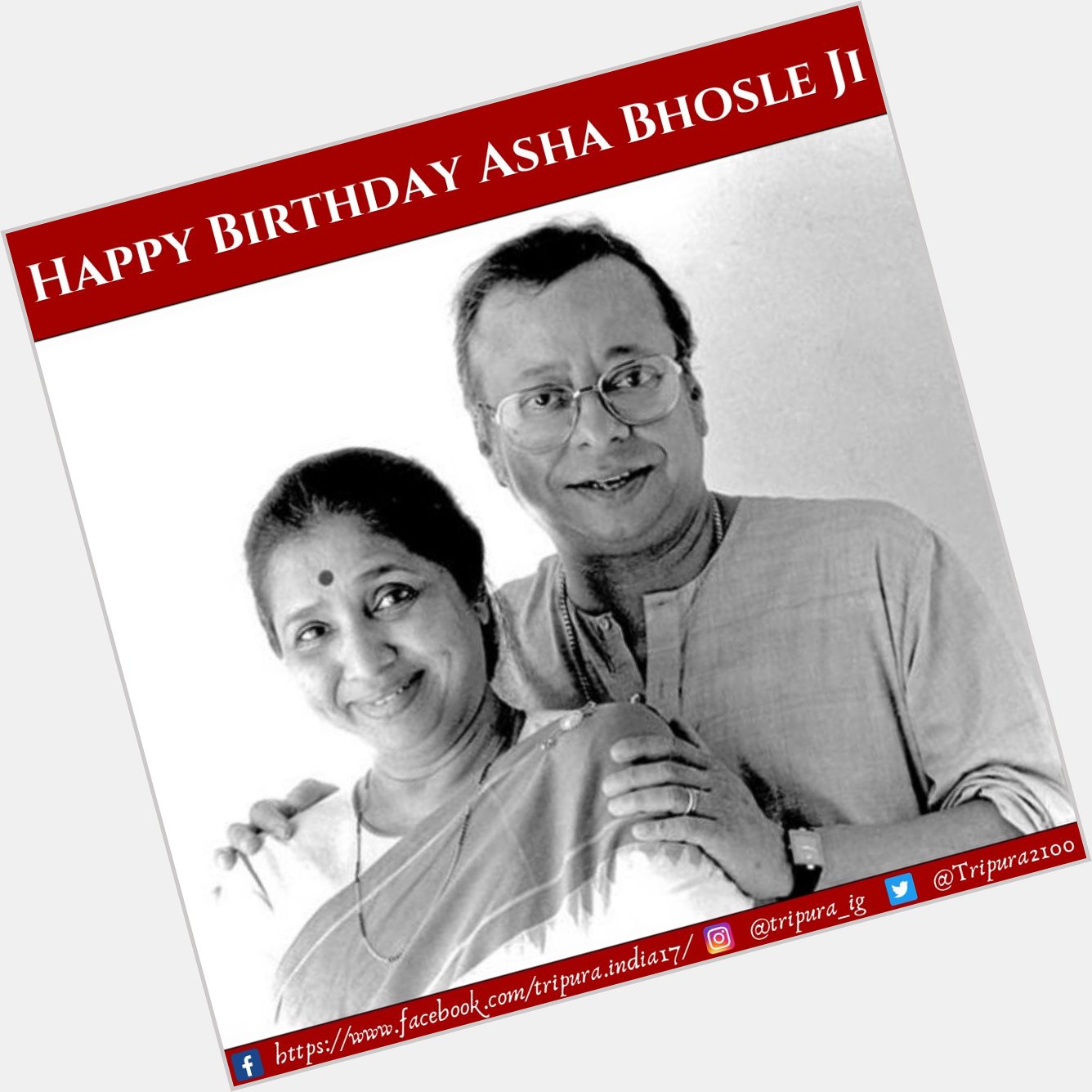 Happy Birthday Melody Queen Asha Bhosle 