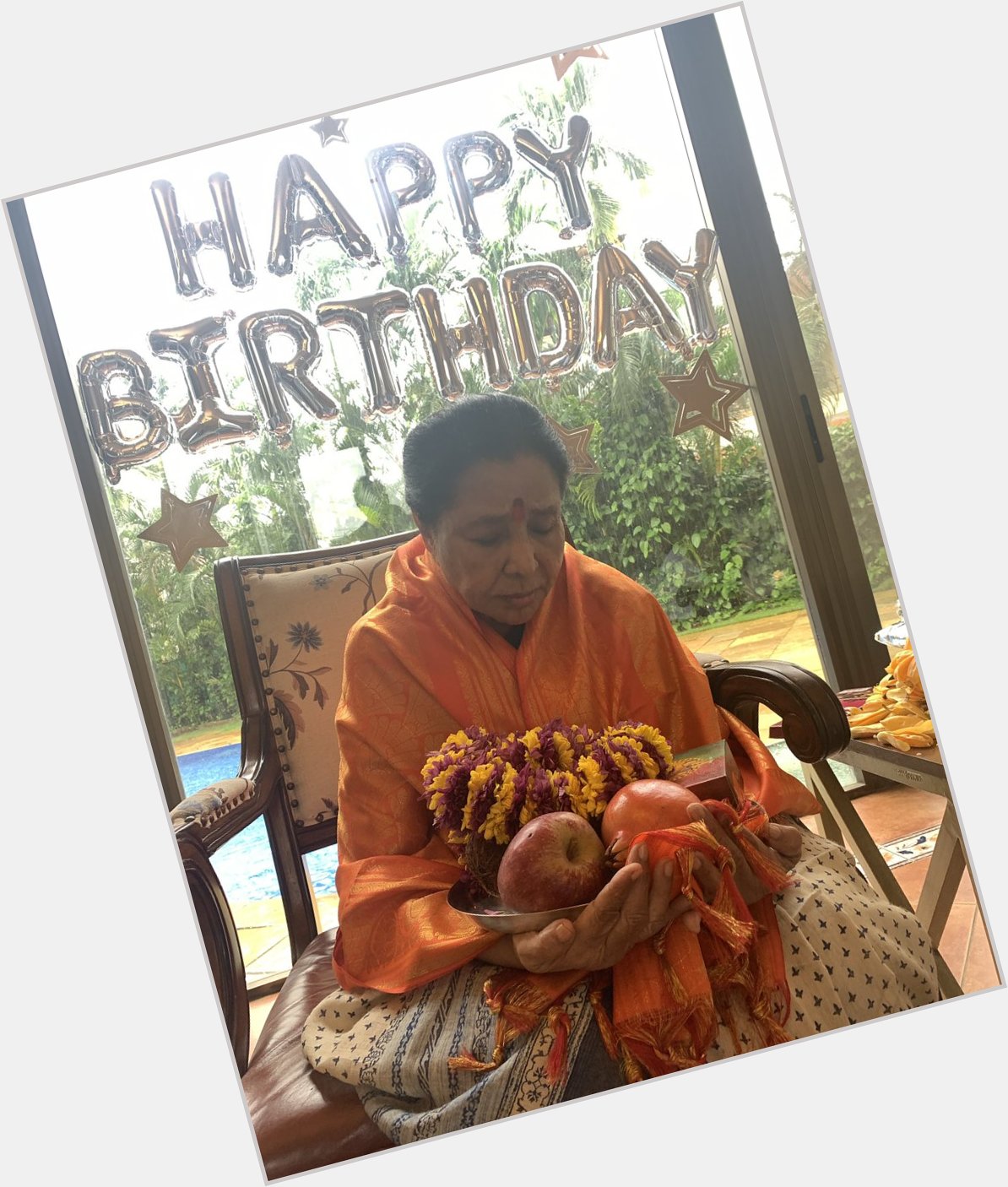 Happy Birthday  To you Asha Bhosle ji Sadar charan sparsh 