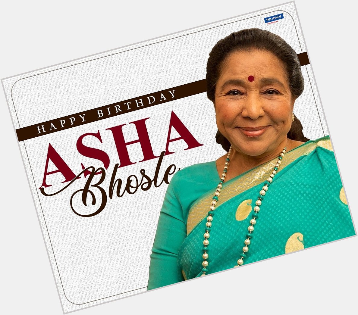Happy Birthday 
Asha Bhosle Ji ..    