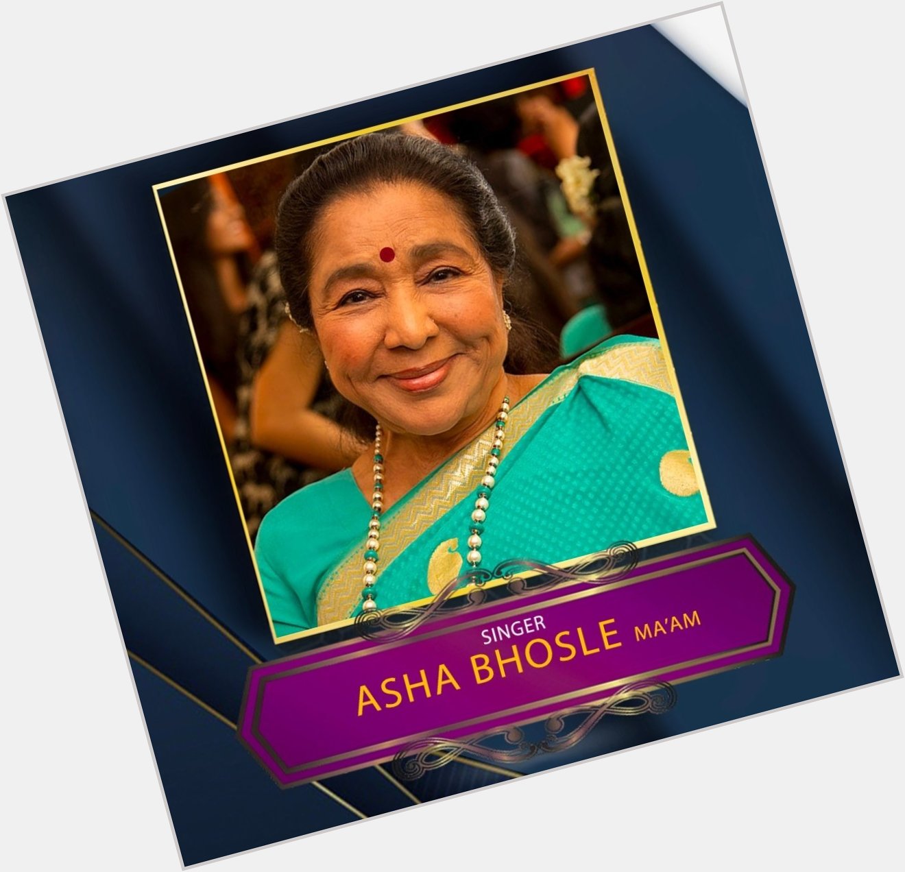 Happy Birthday Asha Bhosle Mam !        