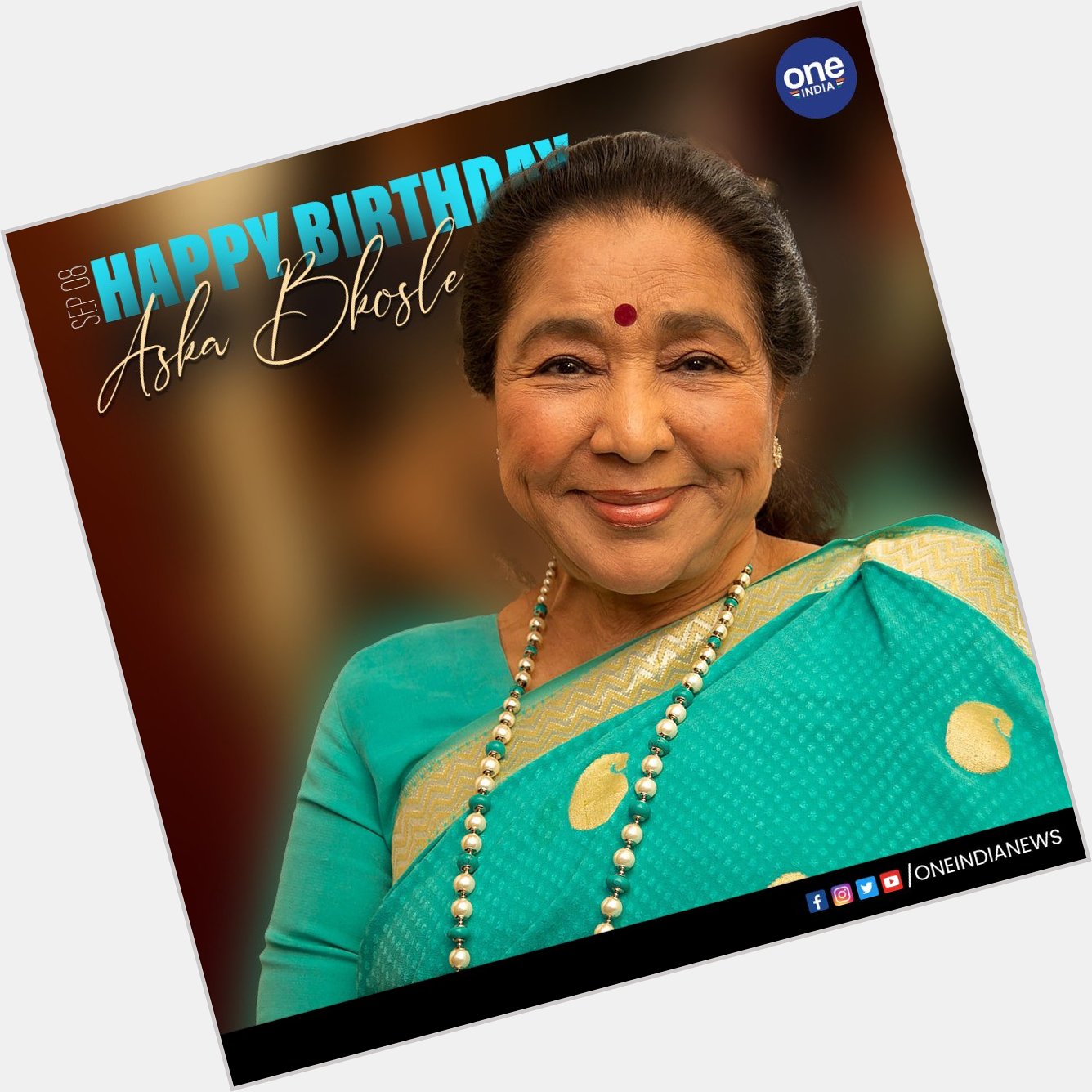 Here\s wishing the legendary singer Asha Bhosle, a very Happy Birthday   