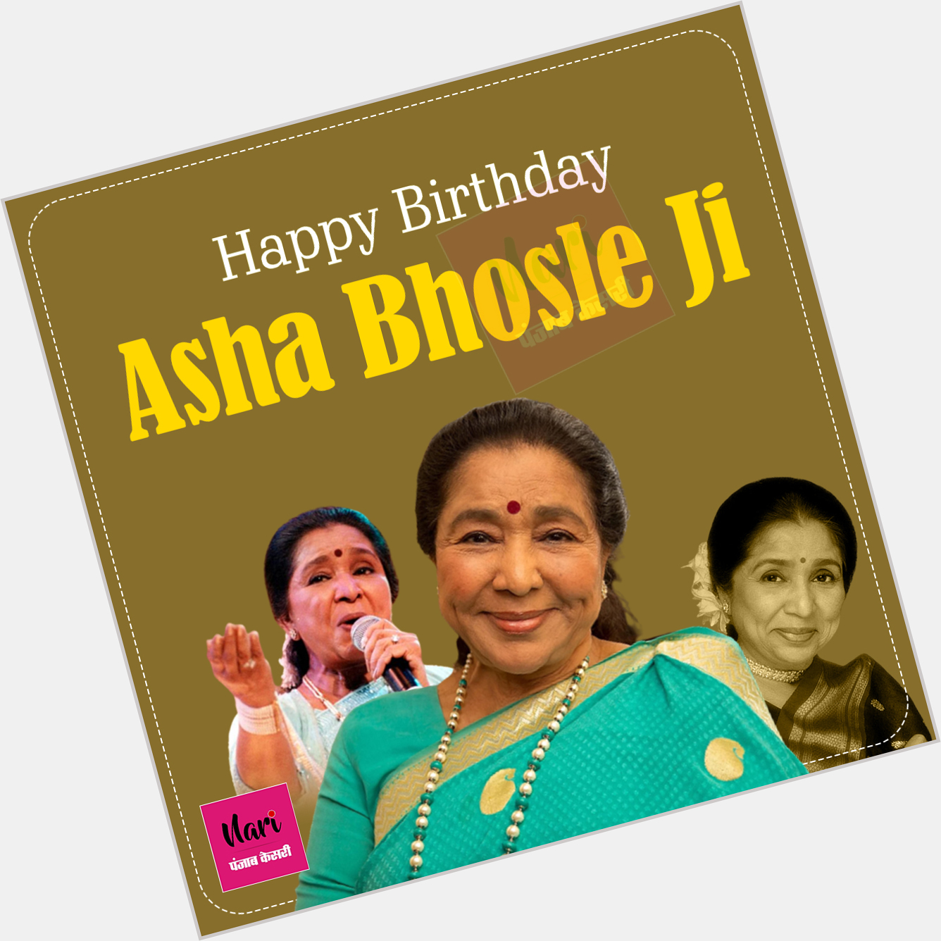 Happy Birthday Asha Bhosle Ji     
