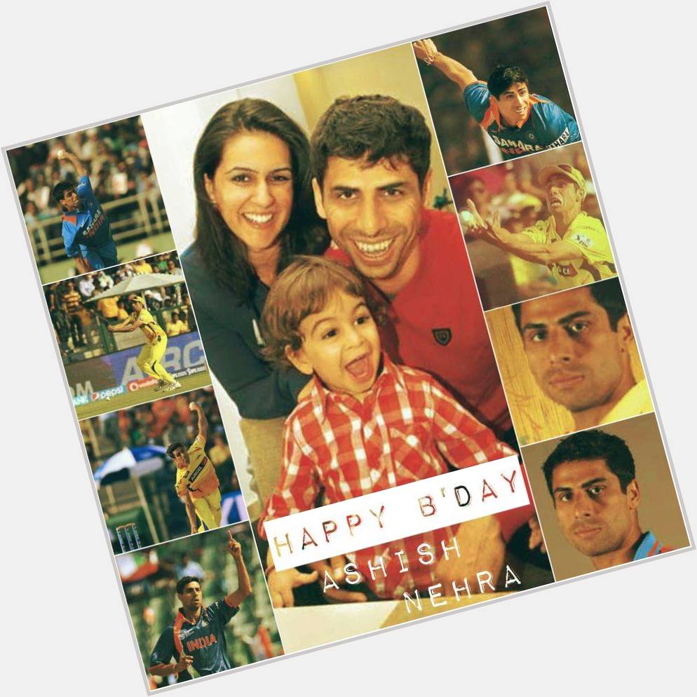Happy Birthday Ashish Nehra  Wishing you a loads of wickets to fall your way
Long live stay healthy # 