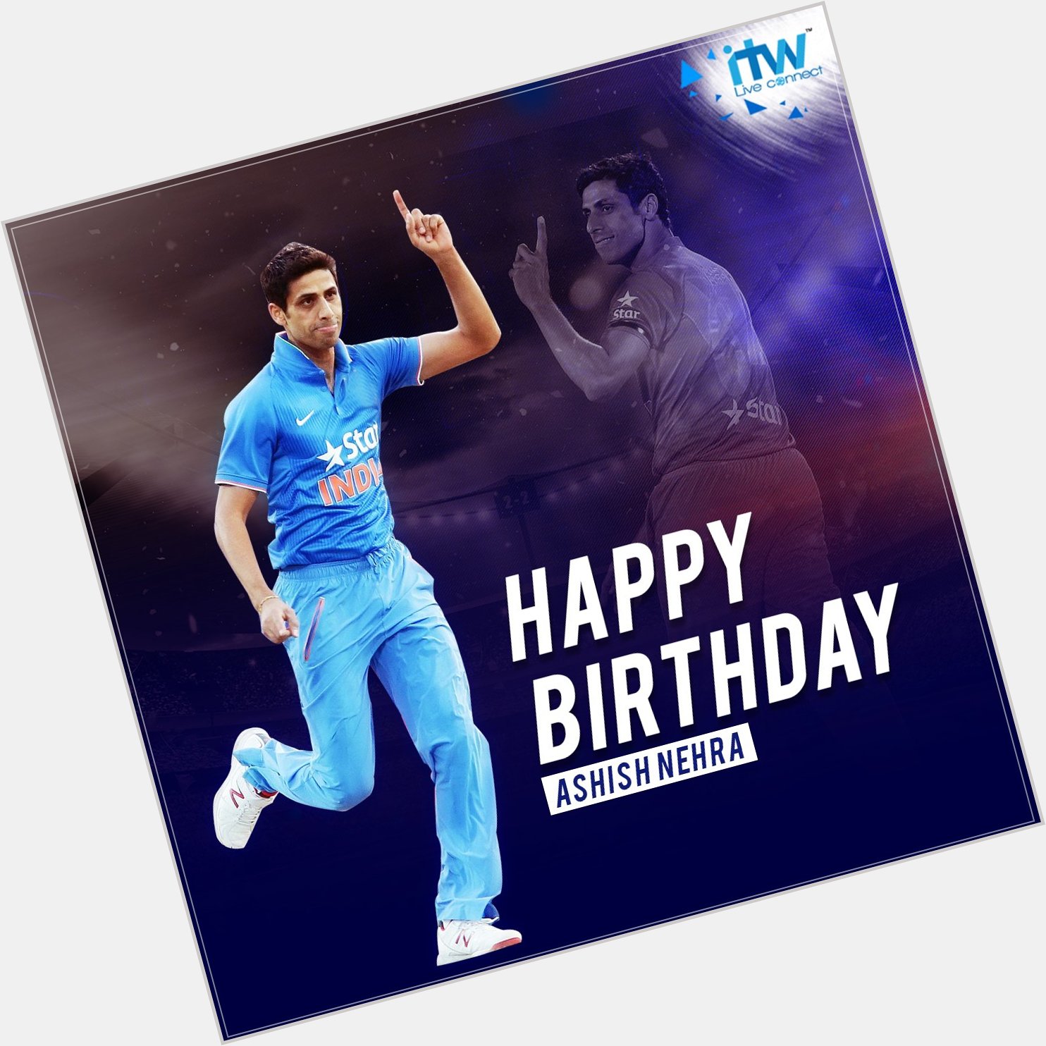 Happy Birthday to one of the best bowlers India has produced and two time winner, Ashish Nehra! 