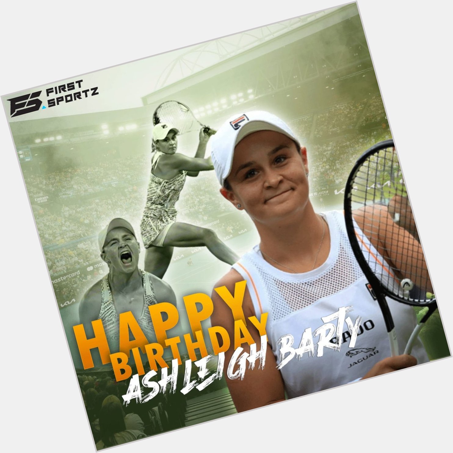  15 WTA titles   3 Grand Slams 35 weeks at world No. 1, 121 in top 10

Happy 27th Birthday to Ashleigh Barty 