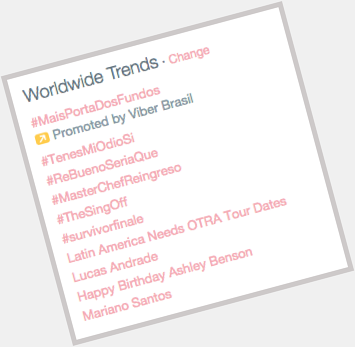  Happy Birthday Ashley Benson is a worldwide trend! Youre loved by many. xx 