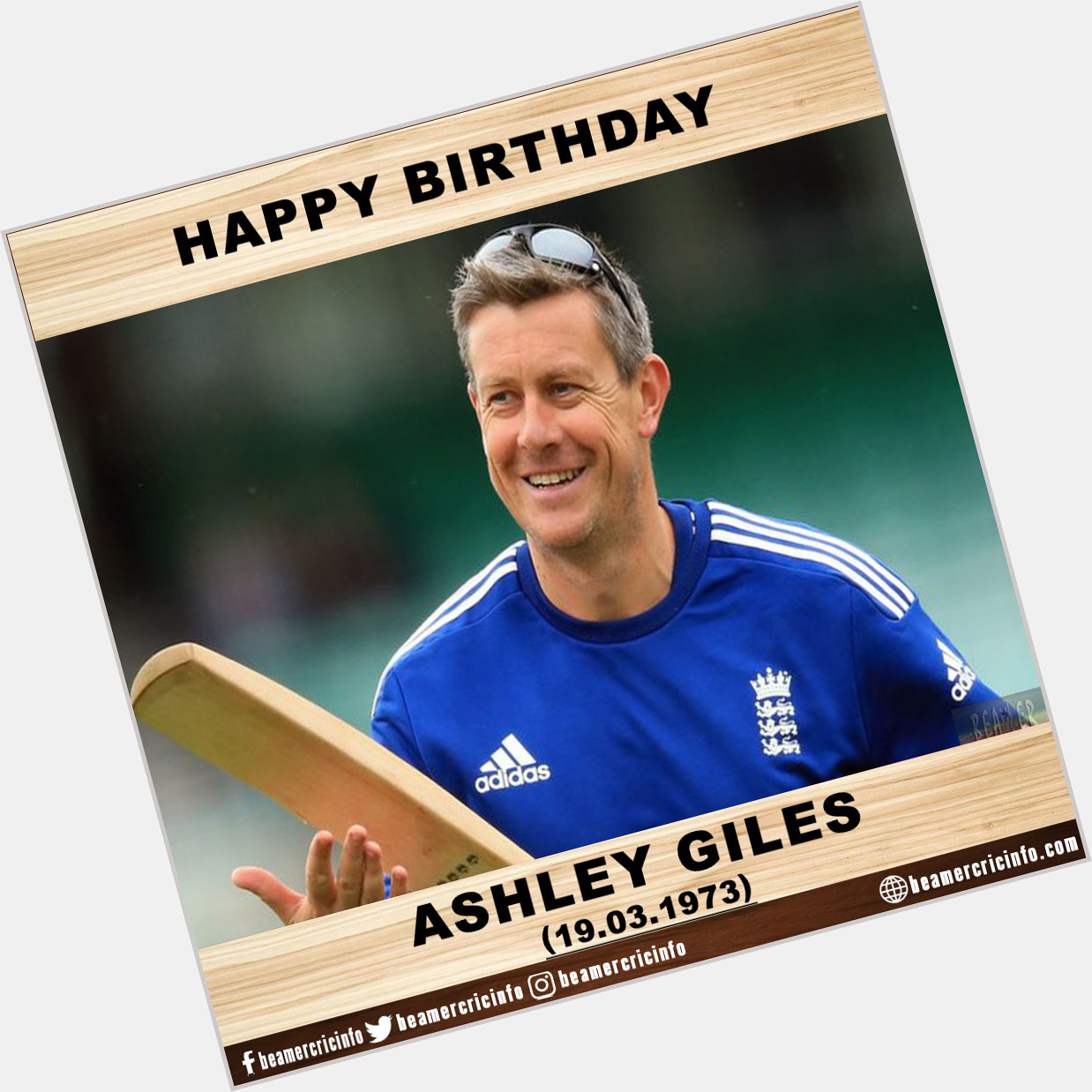 Happy Birthday!!!
Ashley Giles...      
