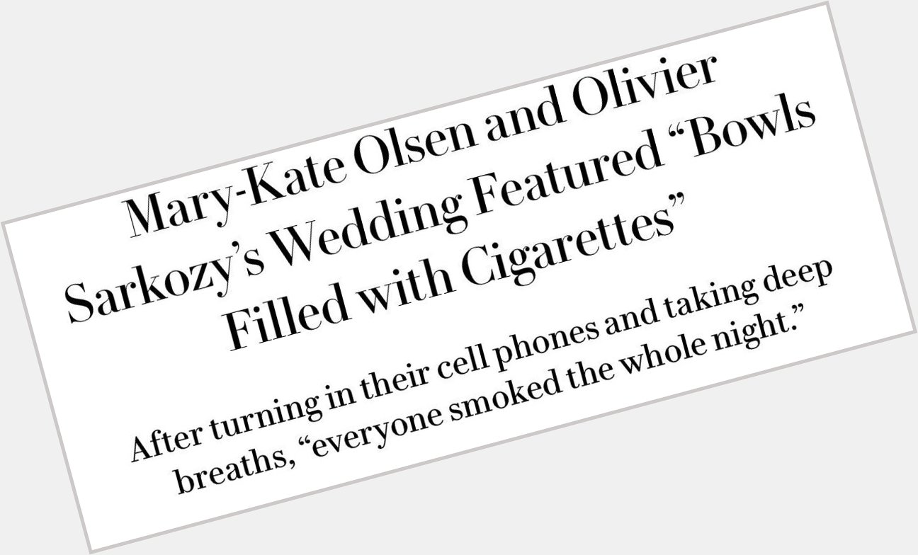 Some of my favourite Mary Kate and Ashley Olsen headlines. Happy birthday MKA, you chic bastards. 