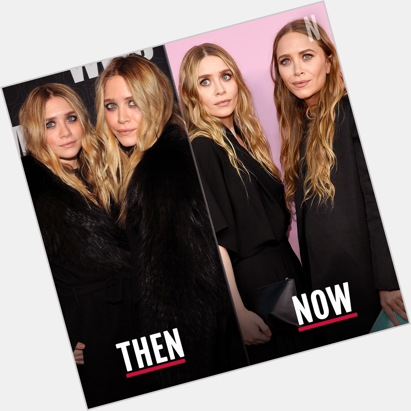 The Sisters: In Their Teens and Now Happy birthday to Mary-Kate and Ashley Olsen! 